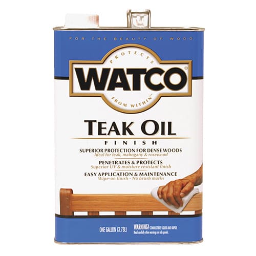 Фото Масло тиковое защитное (прозрачное) WATCO TEAK OIL, 3.8 л в Старом Осколе